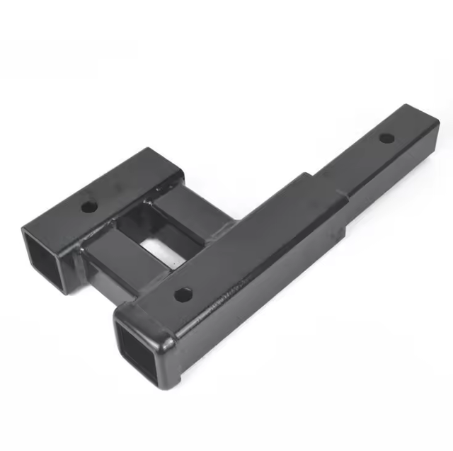New Dual Port Steel Sleeve Extension Rod Trailers Retractable Arm Ball Hook Frame Connection Modification Accessories Tractor RV