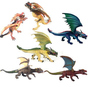 2024 regalo de recuerdo vívido juguete de PVC sólido dragón de plástico - Product Image 1