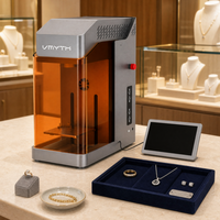 Machine de marquage laser UV 5W de haute qualité pour verre, chlorure de polyvinyle, polyéthylène, métal et bijoux en silicone, bagues, or, argent