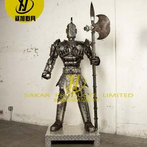 Escultura moderna abstracta al aire libre a gran escala <span class=keywords><strong>en</strong></span> proporción real, hecha <span class=keywords><strong>de</strong></span> <span class=keywords><strong>chatarra</strong></span>. - Product Image 2