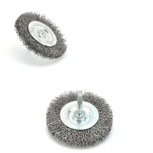 <span class=keywords><strong>Brosse</strong></span> métallique en acier trempé à tige de 40 mm (1,5 pouce) pour usage industriel OEM, certifiée ISO9001, garantie 3 ans, pour le nettoyage des jantes de <span class=keywords><strong>perceuse</strong></span> et la suppression de la rouille - Product Image 5