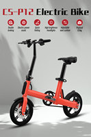 Venta en almacén europeo barato Mini Bicicleta de ciudad eléctrica plegable para adultos batería de litio de alta calidad 400W Motor sin escobillas IP54