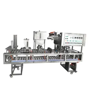 BG32A Automatic plastic liquid yogurt cup filling and sealing machine