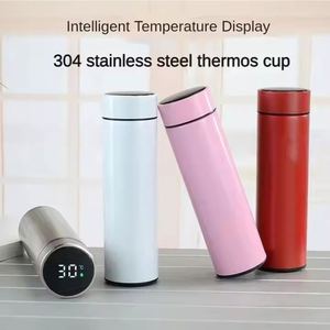 XDH188 Corporate Activity Business Gift Smart LED Stainless Isotherm Flask Digital Thermos Custom Logo Printed <b>Water</b> <b>Bottle</b> - Product Image 4
