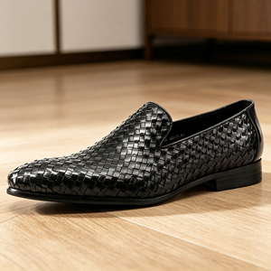 <span class=keywords><strong>Mocassins</strong></span> de smoking vintage nobles pour hommes, en cuir véritable, décontractés, respirants, chaussures de conduite, pantoufles tendance - Product Image 1