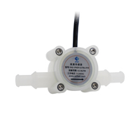 Capteur de débit d'eau industriel en plastique, filetage externe G1, 1-60 LPM, compteur de débit à turbine, mesure de liquide, matériaux PVDF, impulsion
