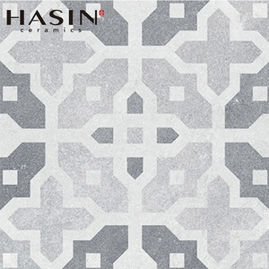 Carrelage mural et <span class=keywords><strong>de</strong></span> sol en <span class=keywords><strong>ciment</strong></span> fait main <span class=keywords><strong>de</strong></span> style industriel Hasin, pour <span class=keywords><strong>salle</strong></span> <span class=keywords><strong>de</strong></span> bain, 20x20cm - Product Image 4