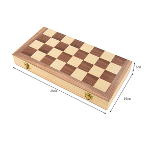 Set di giochi di <span class=keywords><strong>scacchi</strong></span> magnetici in legno da 15 ''Set di <span class=keywords><strong>scacchi</strong></span> a bordo pieghevole slot di archiviazione <span class=keywords><strong>per</strong></span> <span class=keywords><strong>scacchi</strong></span> Set <span class=keywords><strong>per</strong></span> <span class=keywords><strong>principianti</strong></span> bambini adulti classico <span class=keywords><strong>gioco</strong></span> da tavolo - Product Image 4