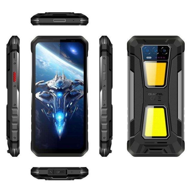New for WP58 Pro Rugged Cellphone Dual Camping Lights IP68/IP69K 8+512GB 10000mAh 120Hz Display LTE 5G Global