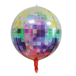 4D Disco Round <strong>Aluminum</strong> <strong>Foil</strong> Party Supplies Holiday Celebration <strong>Aluminum</strong> Metallic <strong>Foil</strong> <strong>Balloon</strong> Characters - Product Image 5