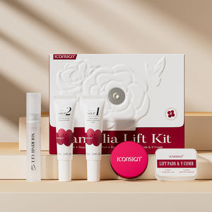 Venta al por mayor Keratin Lash Lift Camellia 2In1 Eyelash Perm Brow Lamination Kit Vegan Cysteamine HCL <span class=keywords><strong>Lifting</strong></span> Kit con aceite nutritivo - Product Image 1