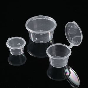 Contenedor Desechable de PP Transparente, Taza Pequeña para Salsas, Logotipo Personalizado OEM, Muestra Gratuita Disponible, MOQ Bajo de 500 Piezas - Product Image 3