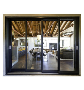 Del norte de la India de la entrada de la casa de madera de la habitación color de esmalte de puertas correderas de acero - Product Image 3