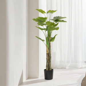 Planta Artificial de Hoja de Taro Dream Castle, 100-200 cm, Decoración Interior y Exterior, Estilo Bonsái, Vegetación - Product Image 3