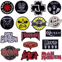 Berbagai Koleksi Logo Band Pop Rock Klasik Bros Logam Kartun Pin Topi Kerah Dekorasi Lencana Kerah Hadiah Penggemar Pecinta Musik