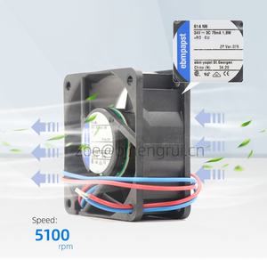 Ventilador Axial Pequeño ebmpapst 614NN 60x60x25mm 6cm 24V DC 1.8W 42m3/h 5100RPM 75mA con Rodamiento de Bolas y Módulo de Accionamiento - Product Image 3