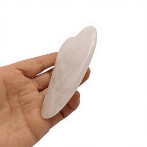 Rodillo de masaje de jade blanco guasha, masajeador facial con logotipo personalizado con caja, rodillo de jade blanco de alta calidad guasha - Product Image 3