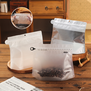 Bolsas de Café de Aluminio con Cierre Ziplock, Base Plana y Válvula Unidireccional, Impresión de Alta Calidad, para Empacar Granos Tostados - Product Image 2