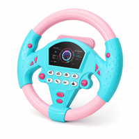 Volant musical pour enfants 360 °   Volant de simulation de conduite rotatif avec lumières et sons, jouet éducatif pour voiture