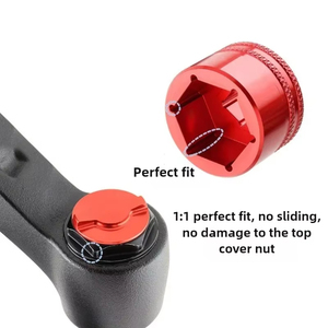 MUQZI Outil à douille pour fourche de vélo <span class=keywords><strong>VTT</strong></span> 24mm 26mm 28mm 32mm Douille pour écrous de <span class=keywords><strong>suspension</strong></span> de fourche <span class=keywords><strong>Fox</strong></span> - Product Image 3