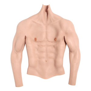 Combinaison <span class=keywords><strong>musculaire</strong></span> réaliste en silicone de qualité supérieure pour hommes et femmes, version améliorée, forme de poitrine - Product Image 2