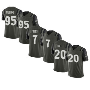 2025 2026 nuevas rivalidades cosidas camisetas de fútbol americano al por mayor Nueva York 1 Gardner 5 <span class=keywords><strong>Wilson</strong></span> 7 campos 20 Hall 95 Williams - Product Image 3