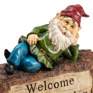 Benvenuti nel mio gnomo <span class=keywords><strong>da</strong></span> <span class=keywords><strong>giardino</strong></span> figurine <span class=keywords><strong>da</strong></span> <span class=keywords><strong>giardino</strong></span> in poliresina nano <span class=keywords><strong>da</strong></span> <span class=keywords><strong>giardino</strong></span> decorativo - Product Image 4