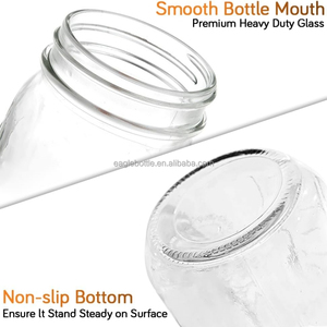 Barattoli in Vetro Trasparente Realizzati in Vetro Sodalime Silicato di Alta Qualità - Product Image 2