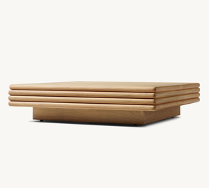 Sassanid Outdoor Teak Hecho <span class=keywords><strong>a</strong></span> mano Patio Muebles de jardín Hotel de lujo Muebles de exterior <span class=keywords><strong>Bondi</strong></span> Teak Square Corner Side Table - Product Image 2