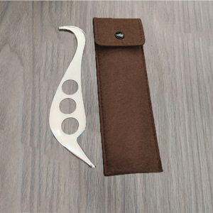 HZ nuovo <span class=keywords><strong>Design</strong></span> caldo 3D in acciaio inox Guasha grande forma di uccello viso corpo in metallo Gua Sha - Product Image 2