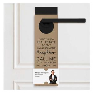 Impresión de tarjetas de cartón personalizadas para bienes raíces, colgadores de puerta, volantes, etiquetas, tarjetas de visita, marketing inmobiliario - Product Image 6