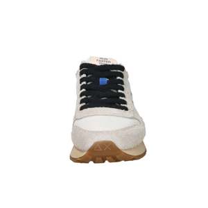 Baskets pour hommes Sun68, crème et noir, taille 42, talon de 3 cm, chaussures en toile tendance - Product Image 3
