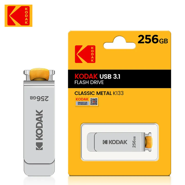 Usb Flash Drives Stick Memoria 64GB/128GB/256GB/512GB K133 Usb 3.1 for KODAK