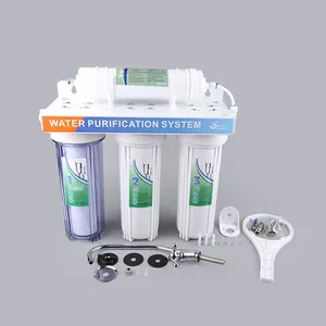 Sistema de ósmosis inversa doméstica, filtro de agua de cuatro etapas para beber