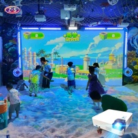 Système de jeu interactif par projection, jeu de projection immersive sur la plage, solution clé en main pour les zones de divertissement pour enfants