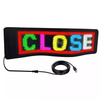 Écran d'affichage LED à messages défilants RVB Affichage voiture compatible Bluetooth Panneau RVB intérieur flexible Écran d'affichage LED souple
