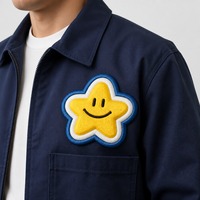 Patch thermocollant 3D personnalisé avec logo brodé, strass, motifs floraux et alphabétiques pour chapeaux, bracelets et tissus