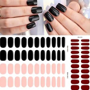 สติกเกอร์ติดเล็บเจล22ชิ้นแบบติดทนนานแผ่นเจลทาเล็บแบบไม่มีหลอดไฟ UV - Product Image 6