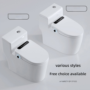 Inodoro Inteligente de Cerámica de Lujo, Montado en el Suelo, con Asiento con Calefacción Instantánea Automática, NJ-96 - Product Image 2