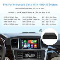 Apple Carplay Android Auto sans fil Mercedes Benz Becker NTG4.5 pour W176 W166 X156 X204 W204 W212 W246 C216 C218