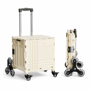 Carrito de Compras de Alambre Cromado Resistente, Gran Capacidad, Ruedas Giratorias Silenciosas, Carrito de Supermercado - Product Image 3