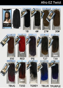 Lot de Cheveux <span class=keywords><strong>Afro</strong></span> Crépus Ondulés "Springy Twist" pour Tresses 10", Cheveux Synthétiques Nœuds Crépus Bouclés, Meilleures Coiffures Crépues pour Femmes - Product Image 2
