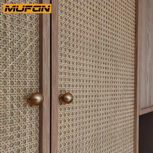 Ensemble de meubles de garde-robe de couple en chêne <span class=keywords><strong>blanc</strong></span> dernier modèle de garde-robe en <span class=keywords><strong>rotin</strong></span> 6 portes sur mesure en bois massif pour chambre à coucher - Product Image 3