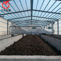 Prix du retourneur de compost de type chenillé, retourneur de compost à chenilles