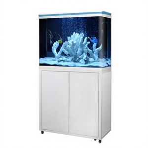 Aquarium en verre écologique pour poissons Betta tropicaux, avec filtre automatique LED, pour salon et bureau (vente en gros) - Product Image 2