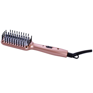 Nouveau modèle Portable 2 en 1 Mini peigne personnalisé lisseur Styles de maison chauffage rapide sèche-cheveux brosse peigne chaud - Product Image 3