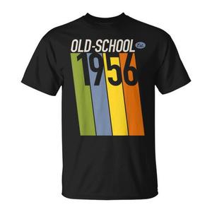 Camiseta de cumpleaños Old School 1956, regalo del 63º aniversario, camiseta para hombre - Product Image 1