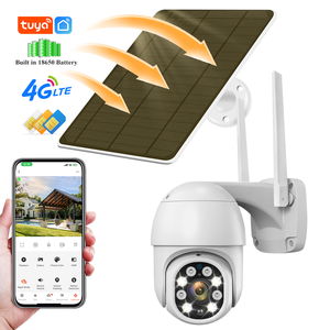Cámaras de Seguridad Tuya Inalámbricas de 3MP con Energía Solar, Tarjeta SIM 4G, Visión Nocturna en Color, PIR, PTZ, Visión Exterior, CCTV, Cámara para el Hogar - Product Image 1