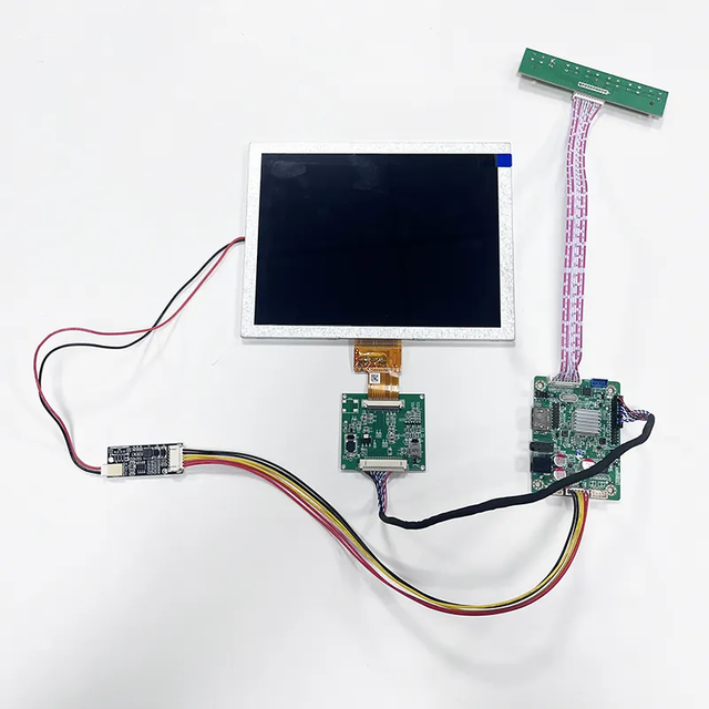 8 Inch TFT LCD Screen 1024*768 High Brightness 1000Nits 30Pin LVDS Panel Cars  PI Display Industrial LCD Module White LED