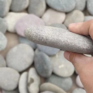 Naturale liscia oblato rocce di fiume piatte rotonde ciottoli per la pittura fai da te e la fabbrica di disegno artigianale in pietra - Product Image 3